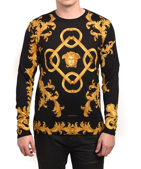 versace sweaters for men|Men's Versace Sweatshirts – Luxury Brands .